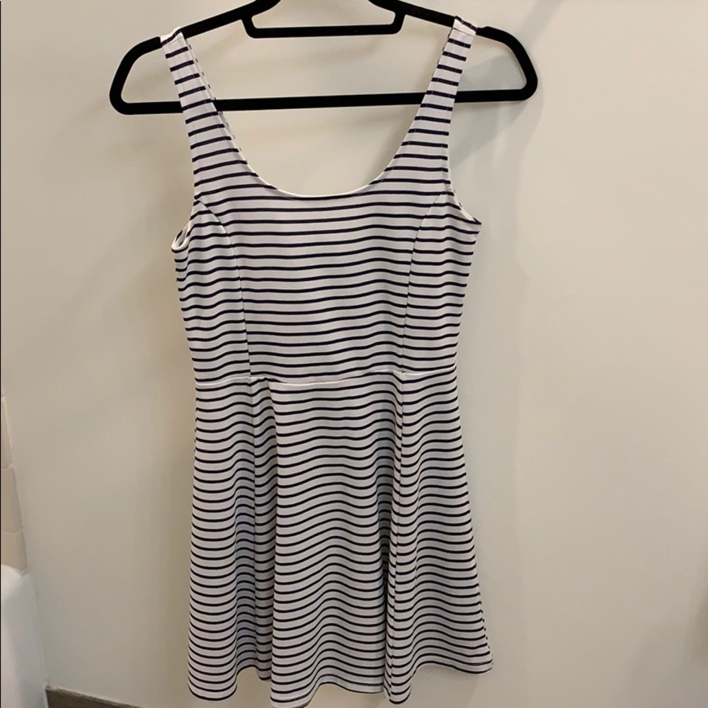 H&M divided striped dress